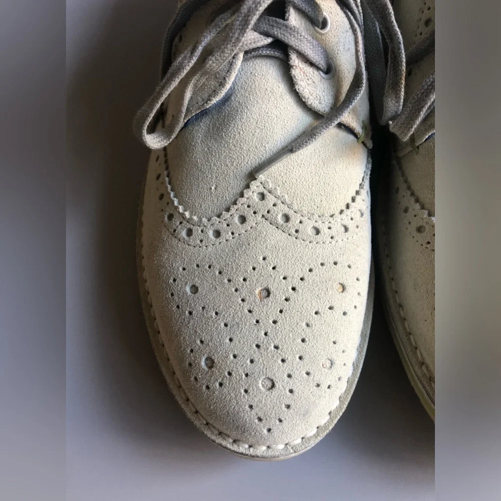 Ted Baker London Mens Jamfro Suede Wingtip Oxford Shoes Size: EUR 41 = US 8